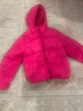 Old Navy Hooded Puffer Jacket - Hot Pink